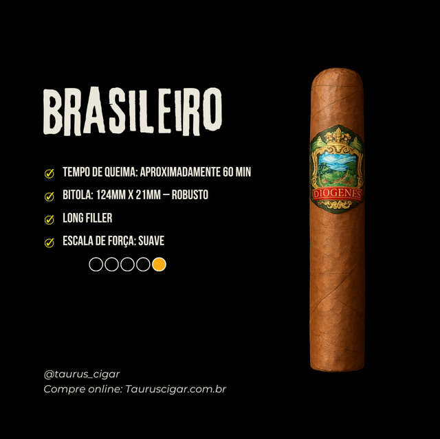 Charuto Diogenes Puentes Premium Robusto (Ring 52) - unidade