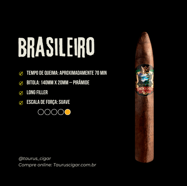 Charuto Diogenes Puentes Premium Belicoso - Unidade