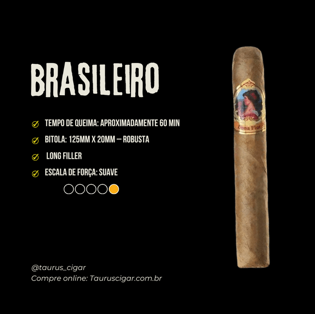 Charuto Dona Flor Robusto Connecticut - Unidade